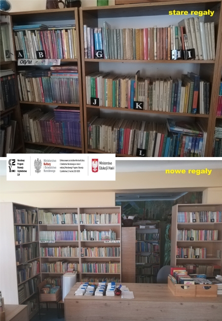Doposażenie biblioteki w książki i meble z programu NPRC 2.0