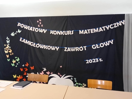 Nasi laureaci Powiatowego Konkursu Matematycznego pn. ,,Łamigłówkowy zawrót głow...