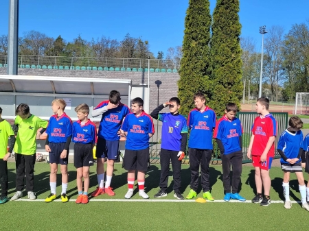 III lokata chłopców w mini piłce nożnej w Malborku