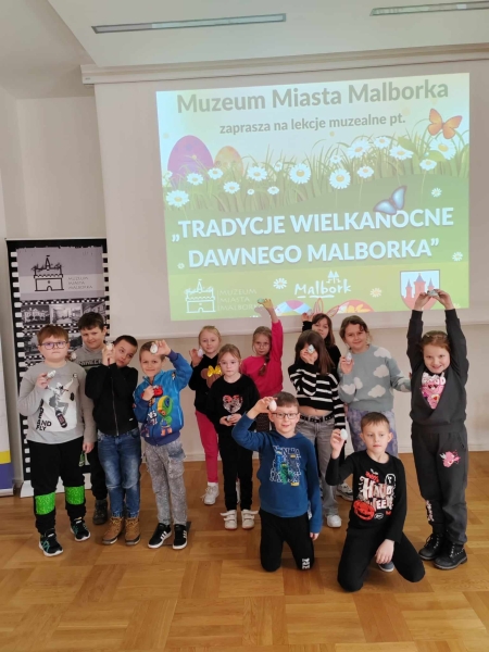 Klasa II a w Muzeum Miasta Malborka - tradycje wielkanocne