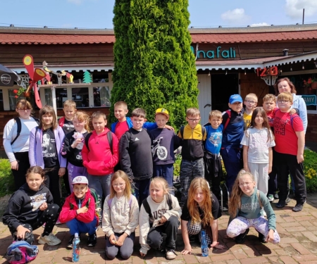 Klasa III a w bistro ,,Na Fali''