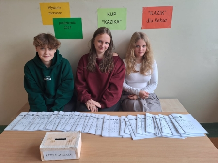 Ukazała się szkolna gazetka ,,Kazik''