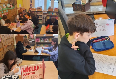Biblioteczny pierwszy etap Wielkiego Maratonu Czytelniczego 2025/2026