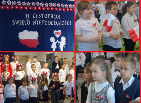 Akademia klas I-III z okazji Święta Niepodległości Polski