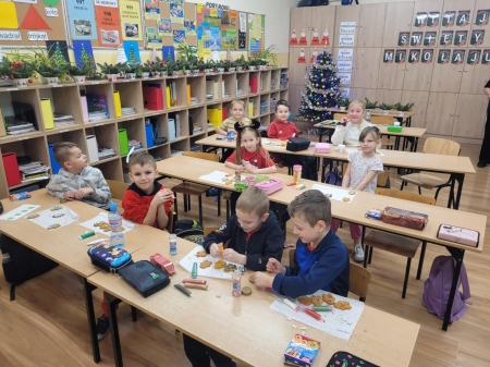 Warsztaty bożonarodzeniowe klasy I a  