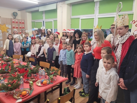 Spotkanie wigilijne w kl. 1a