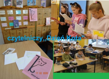  Odbył się konkurs czytelniczy z okazji ,,Dnia Kota’’