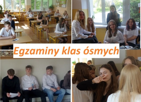 Pierwszy z egzaminów klas VIII /j.polski/