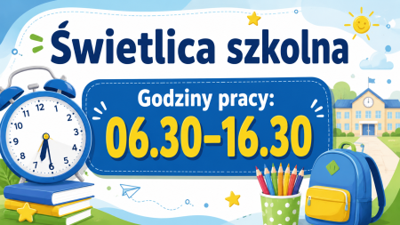 Informacja o pracy świetlicy szkolnej