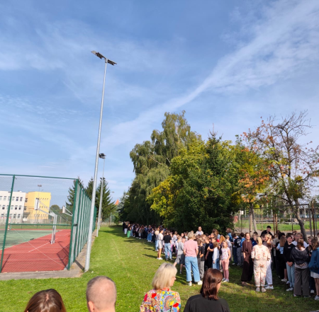 Próbna ewakuacja w naszej szkole